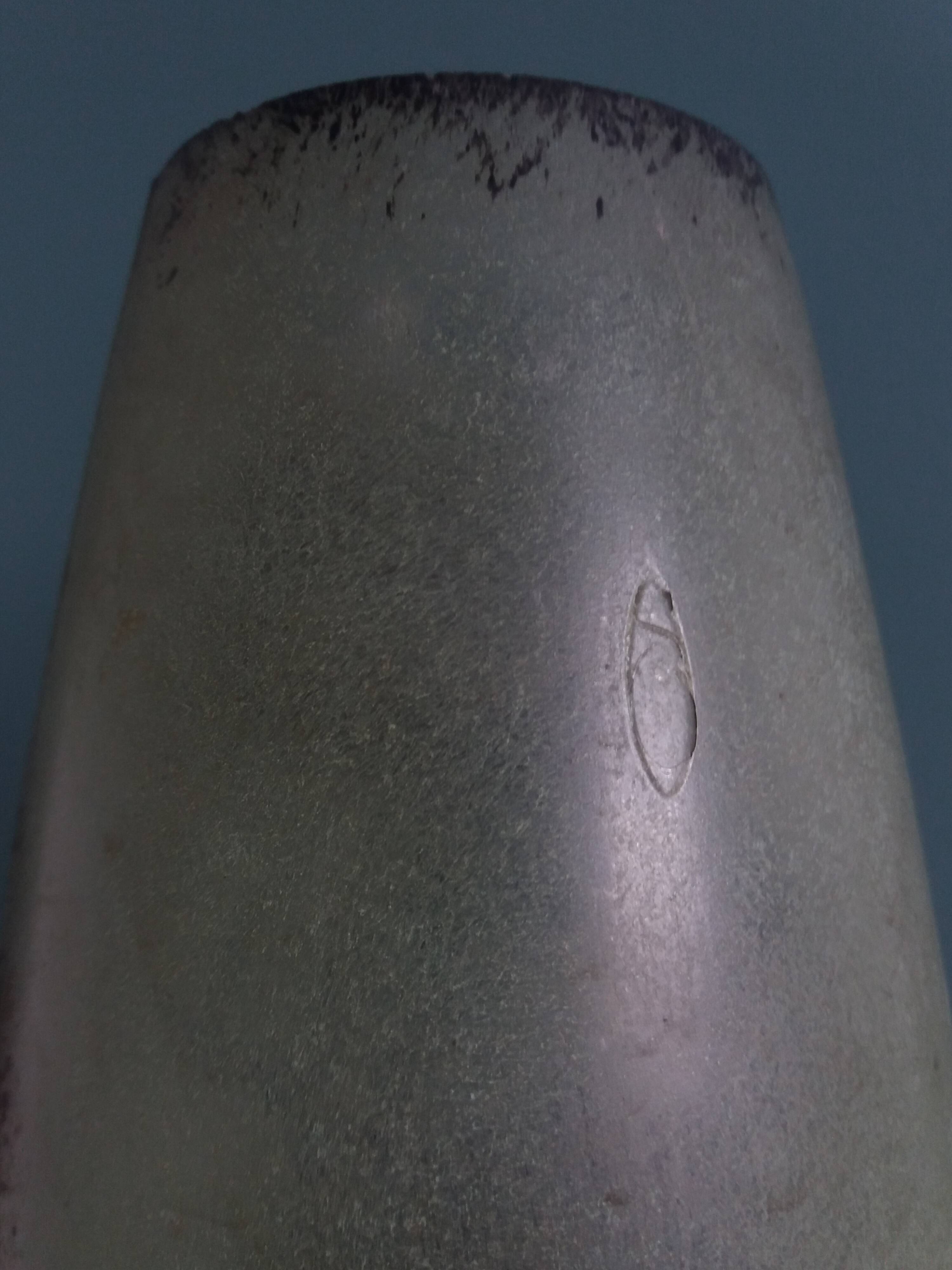 Vase with painted decoration signed Jem Joseph Mure