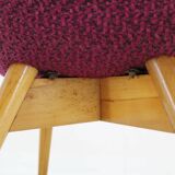 1970s Shell Beech Chair, Czechoslovakia