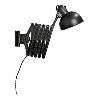 Old bauhaus accordion wall lamp
