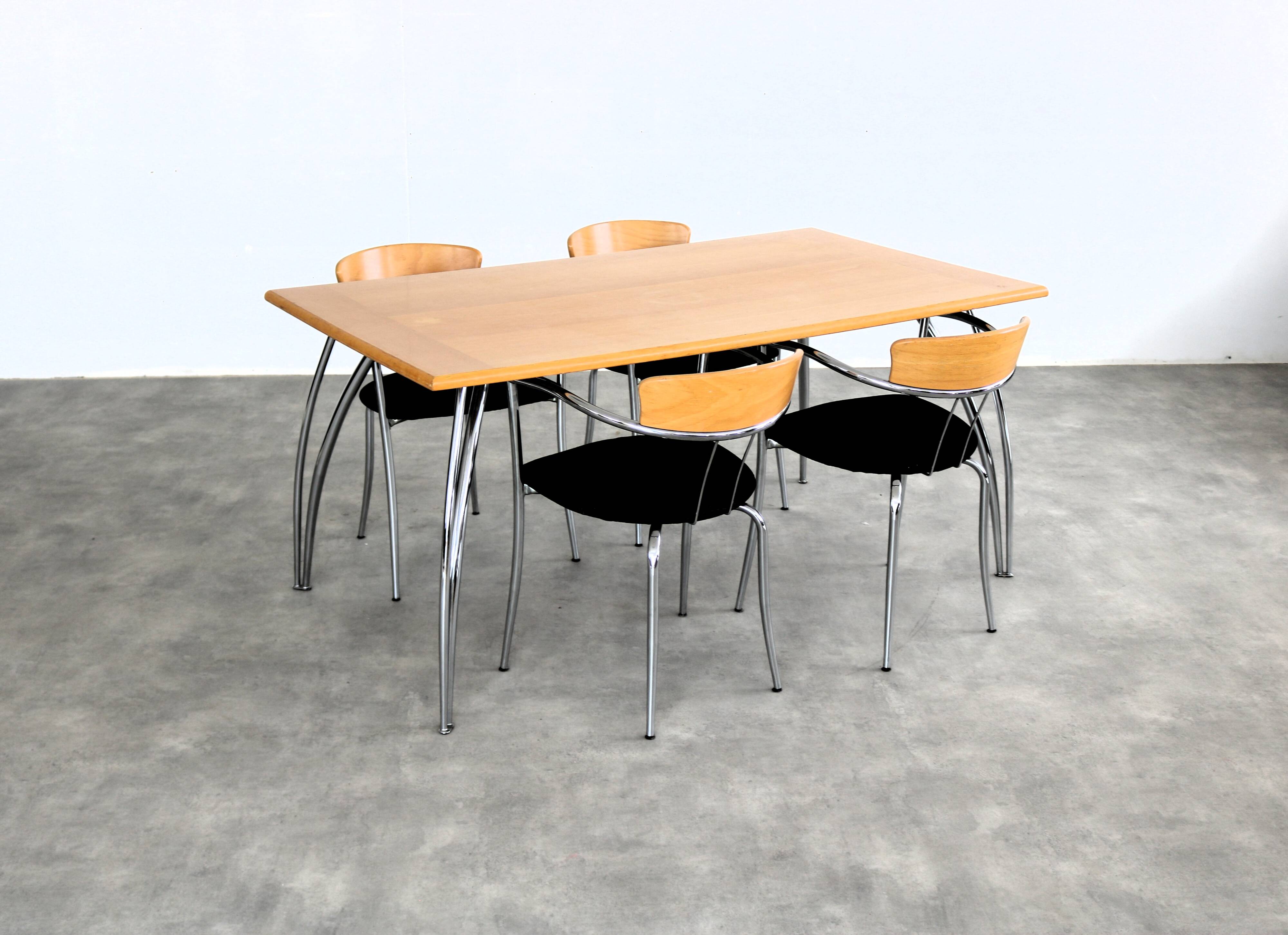 Vintage table | dining table | Effezeta | 80s