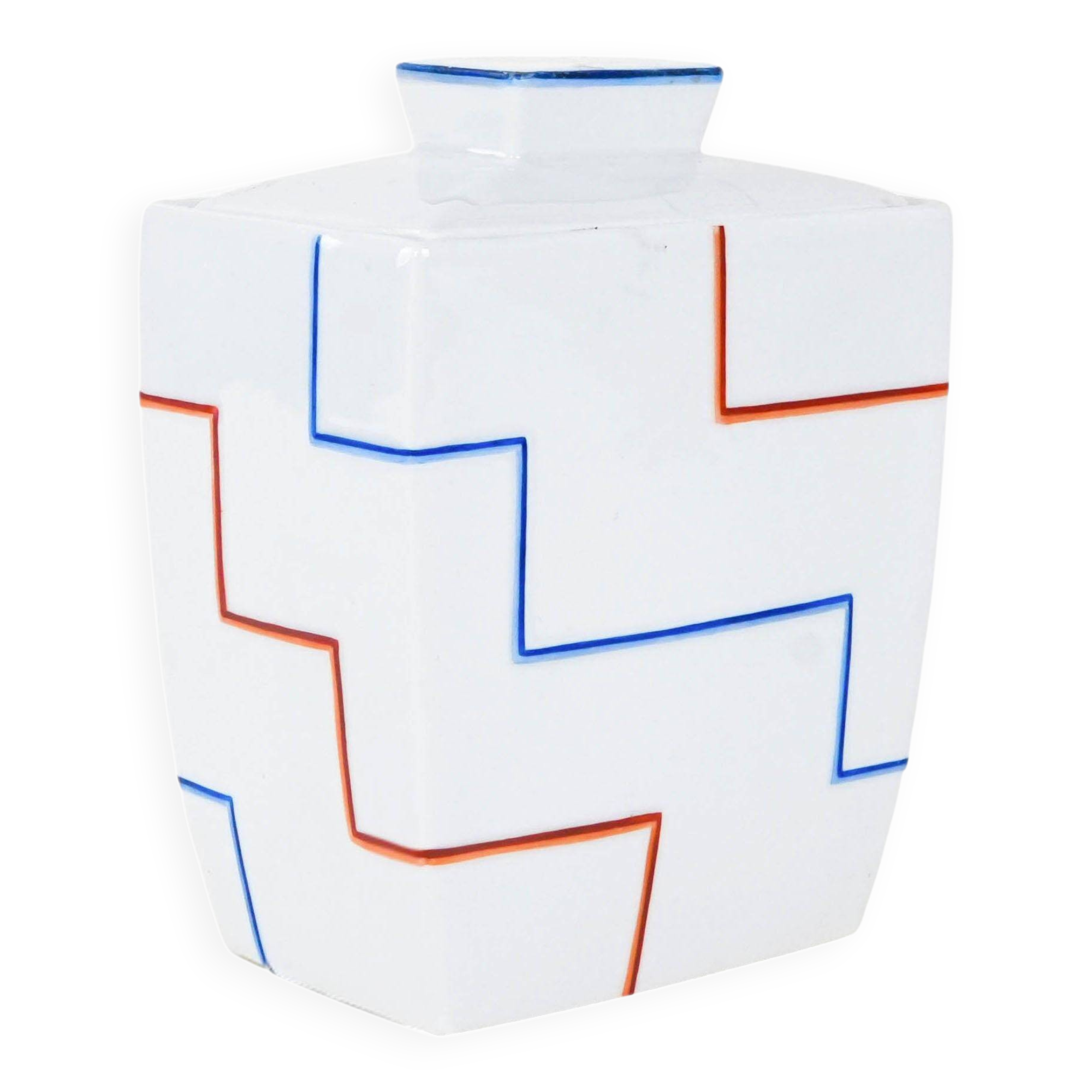 Vase en céramique, design moderniste, années 1970, fabriqué en Italie