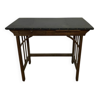 Small vintage wooden desk / console table