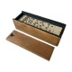 Boîte de dominos en bois