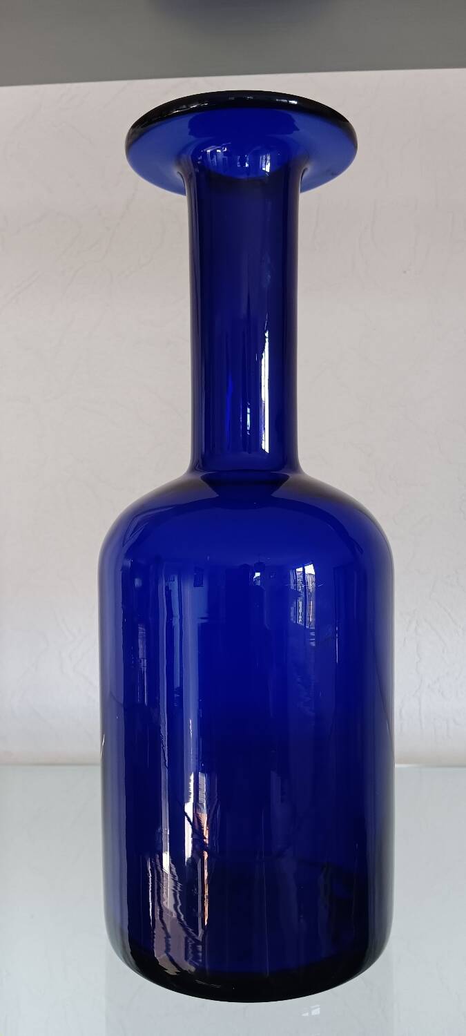 GUL vase by Otto Brauer for Holmegaard - Denmark