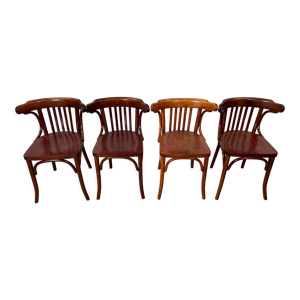 lot de 4 chaises de bistrot