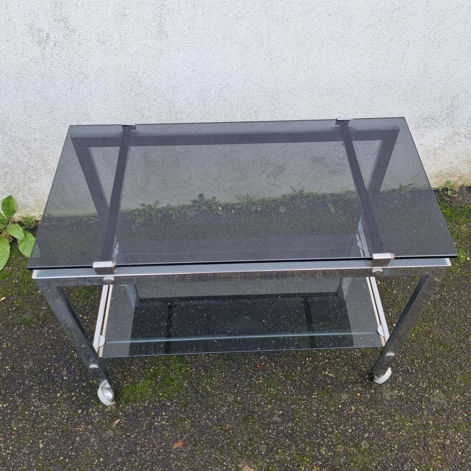 1970s rolling serving table