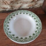 6 assiettes creuses Terre de fer