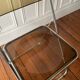 Plexiglass folding chair