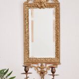 19th century bronze wall mirror