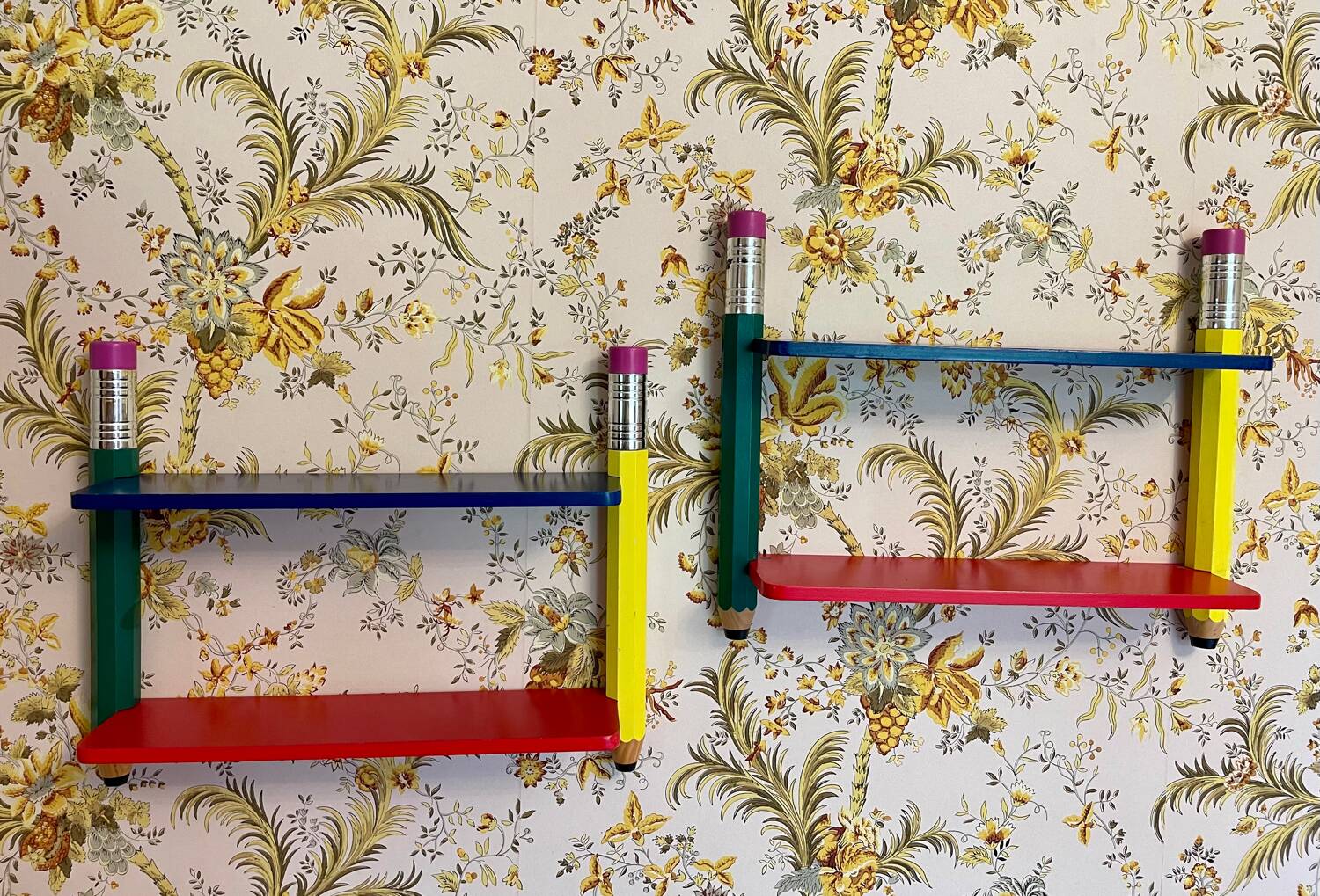 2 shelves Pierre Sala 1980