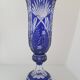 Vase bleu cristallery of lorraine - large model