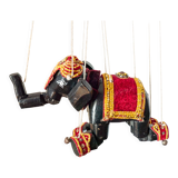 Marionnette éléphant vintage