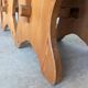 Vintage Alpine Wooden Chairs (Set of 4) Heart Cut-Out