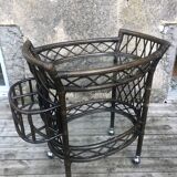 Rattan service or rolling table
