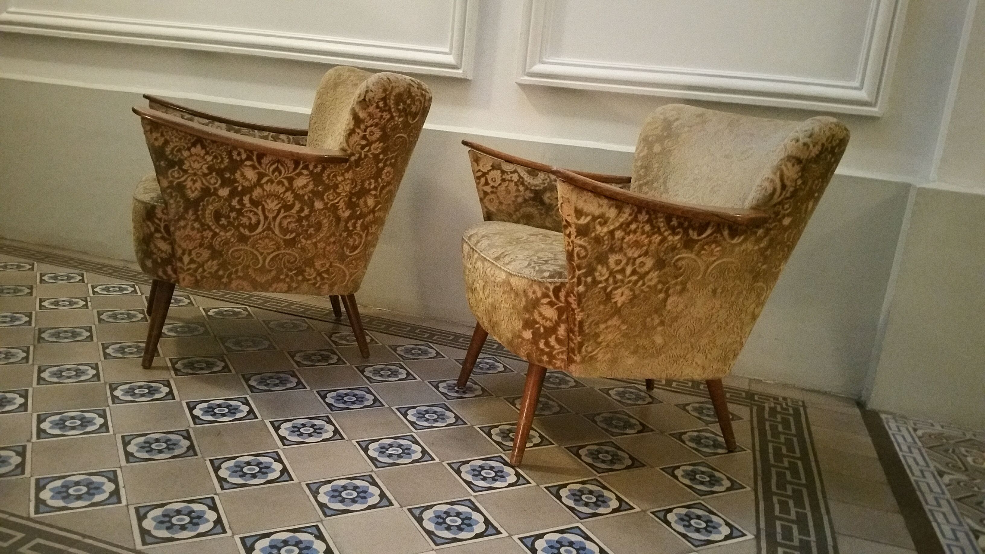Pair of chairs 50s 60s