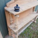 Antique carved wooden shelf