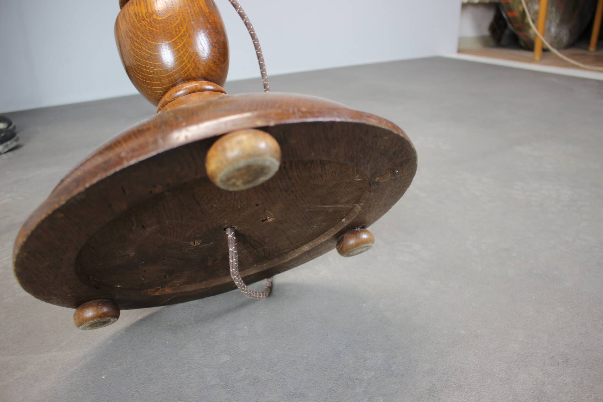 Art Deco floor lamp from the 1930s, Czechoslovakia