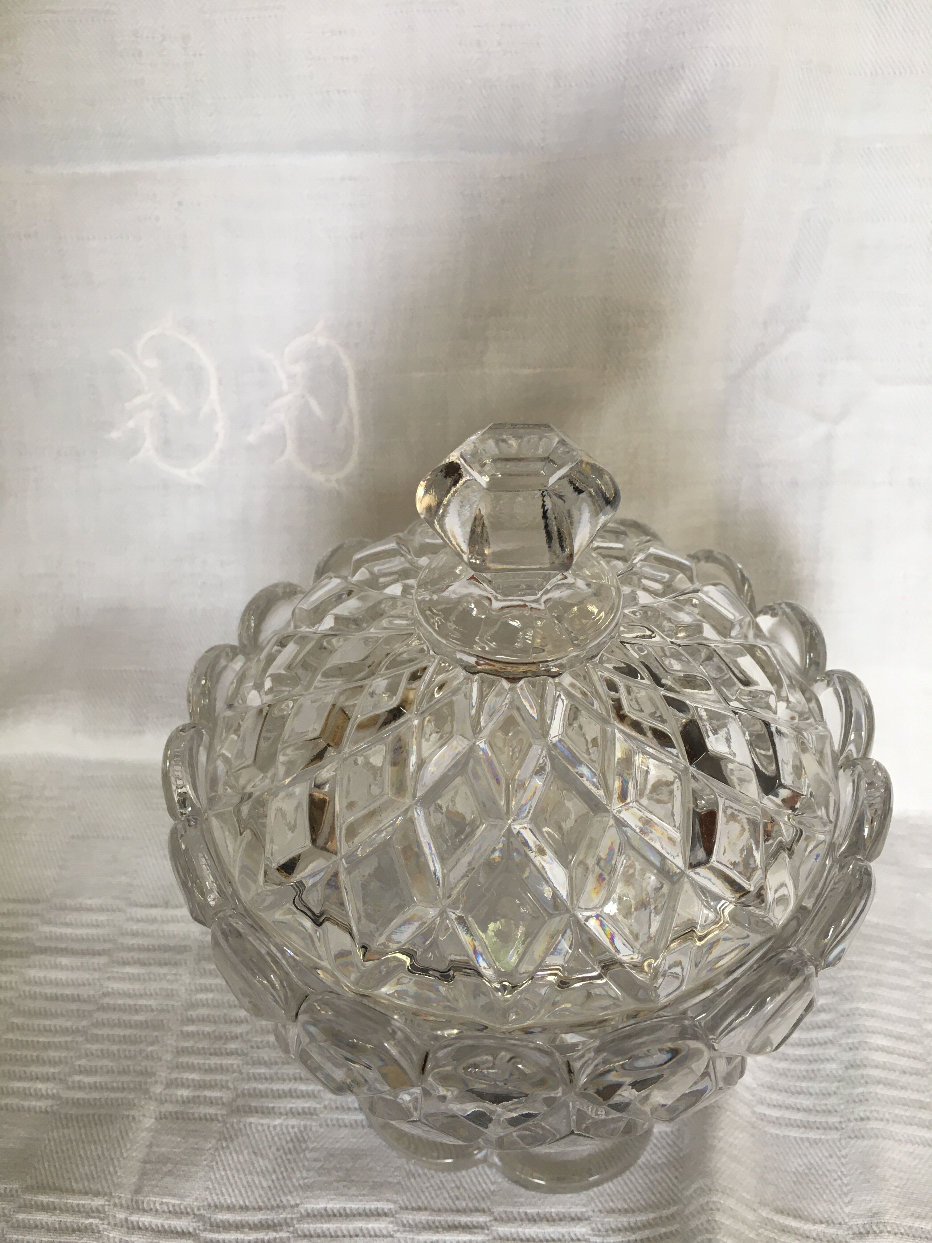 Baccarat cast crystal candy