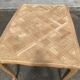 Renovated Louis XV extendable dining table in solid oak 120-200cm