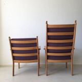 Set of chairs by Hans Wegner for Getama 1980 s