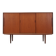 Teak highboard with bar section, Denmark, 1960s