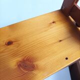 Vintage brutalist interlocking shelf