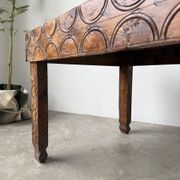 Savoyard folk art coffee table