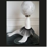 Vintage sea lion lamp