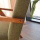 Vintage Design Kiwi Green Boucle Armchair