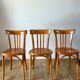 Set of 3 Luterma bistro chairs 50s