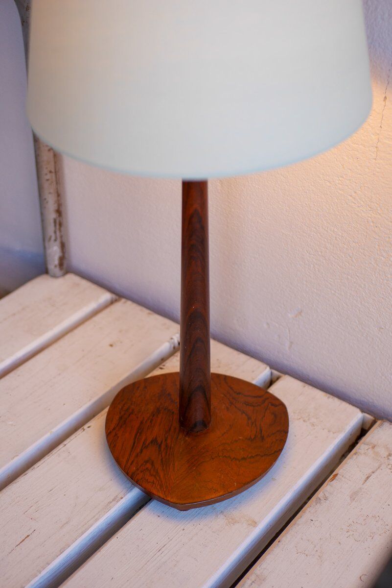 Modern teak table lamp from Eskilstuna Armatur