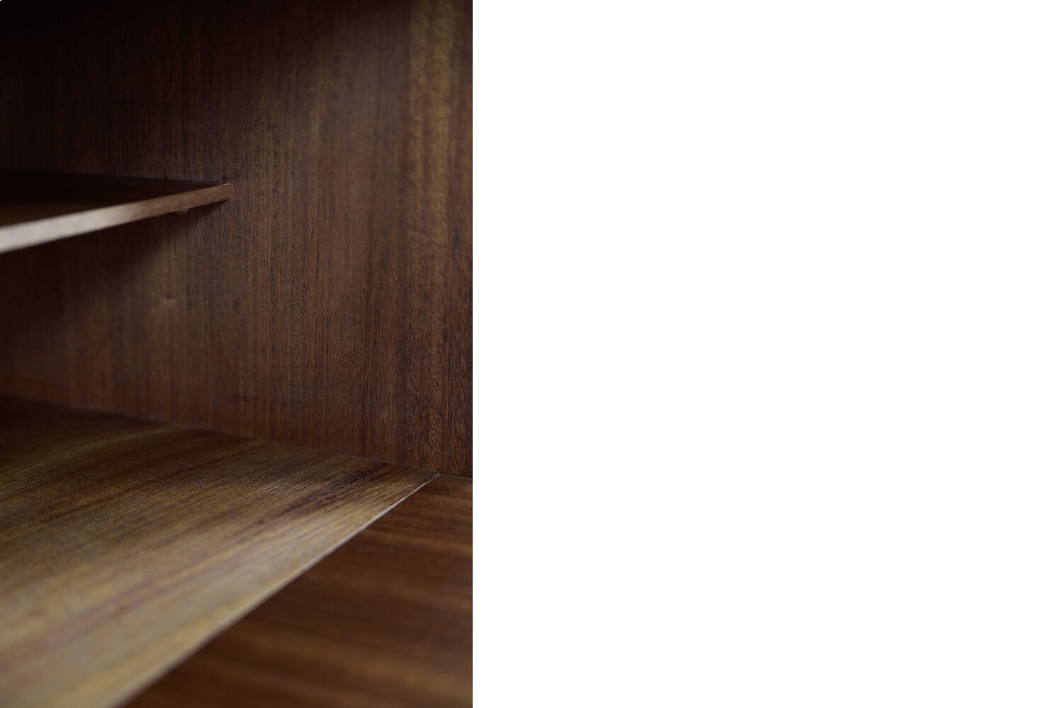 Scandinavian classic teak high sideboard with drawers, 1960s