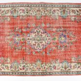 Tapis vintage turc Oushak anatolien sku 2008