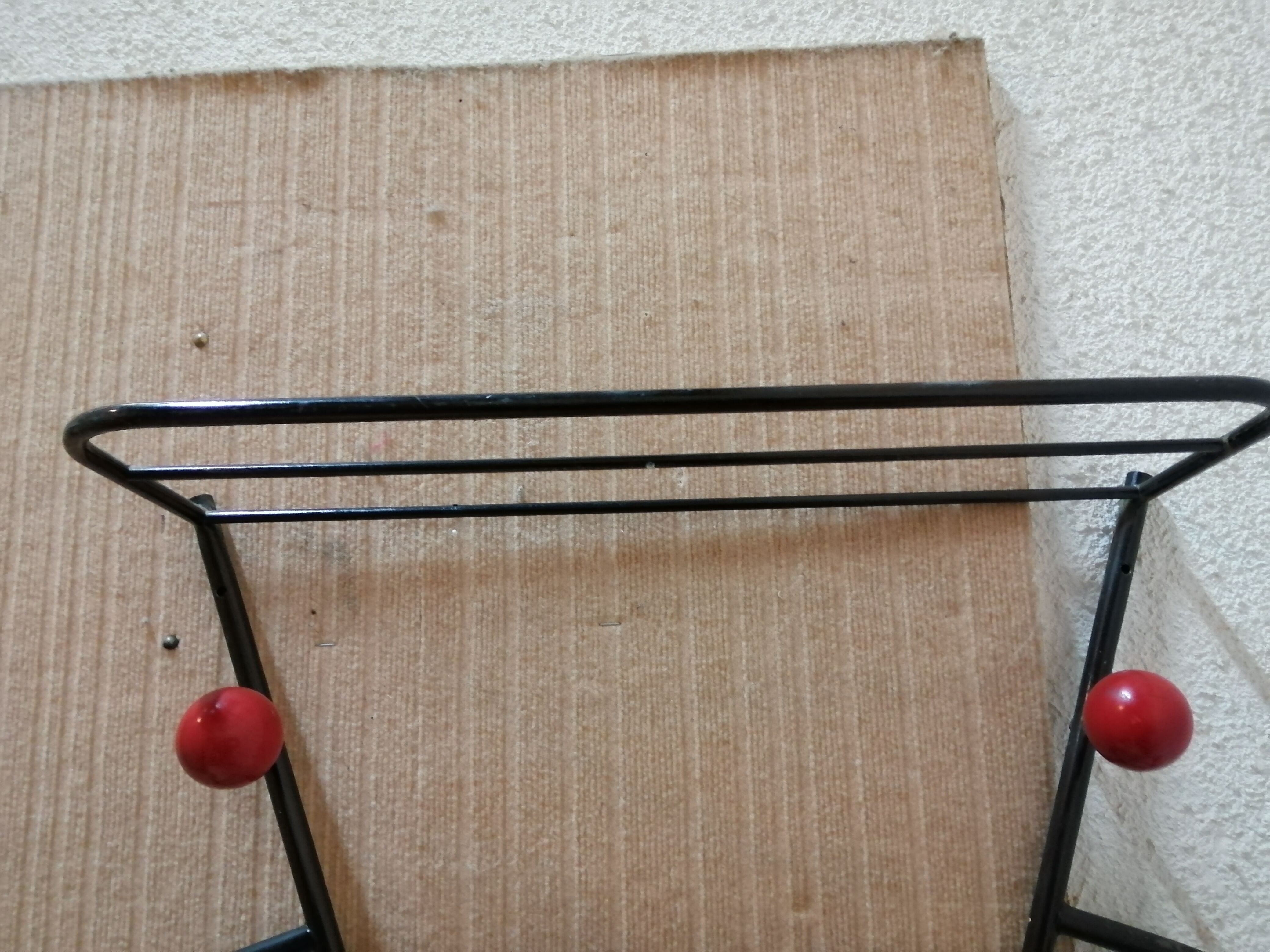 Cloakroom or wall coat rack - 50s/60s