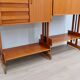 Mid-Century Italian teak bookcase / room divider AV Arredamenti 1960s