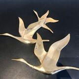 Oiseaux en envol laiton
