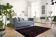 Tapis marocain moderne noir
