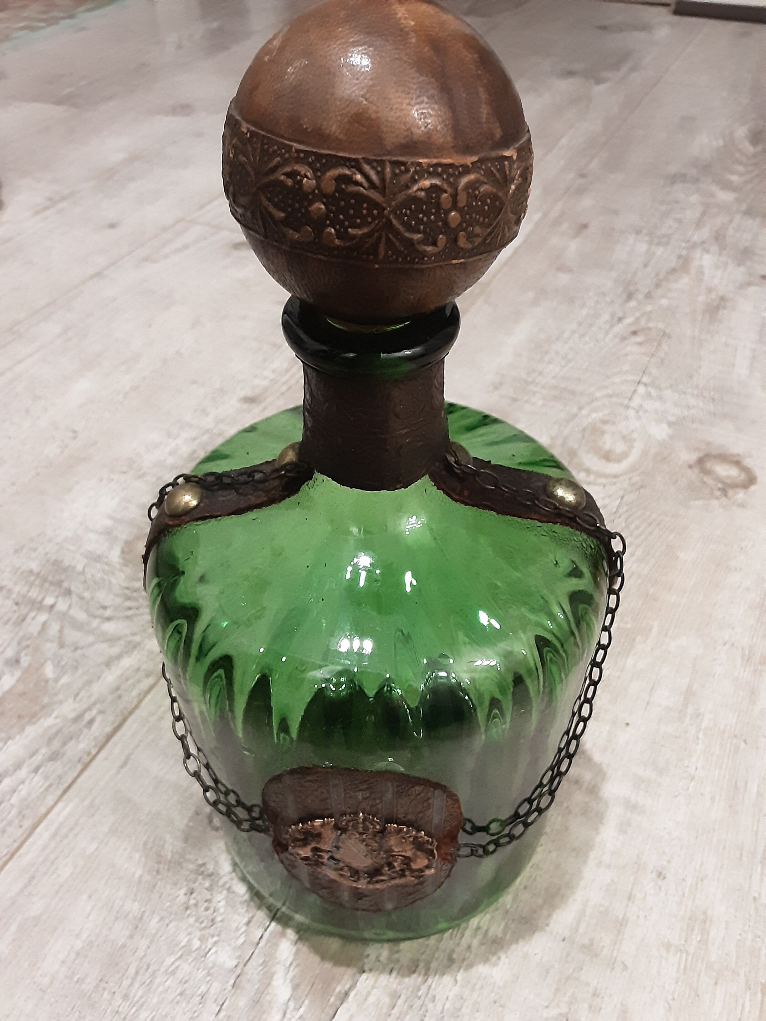 Leather bottle