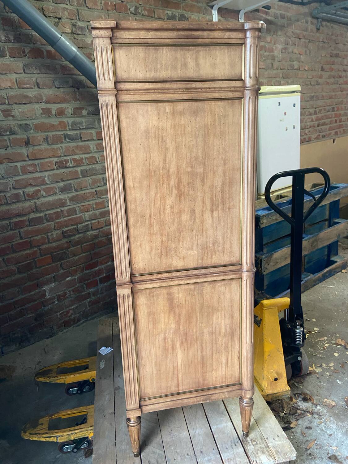 Secretary with a Walnut Drop Leaf