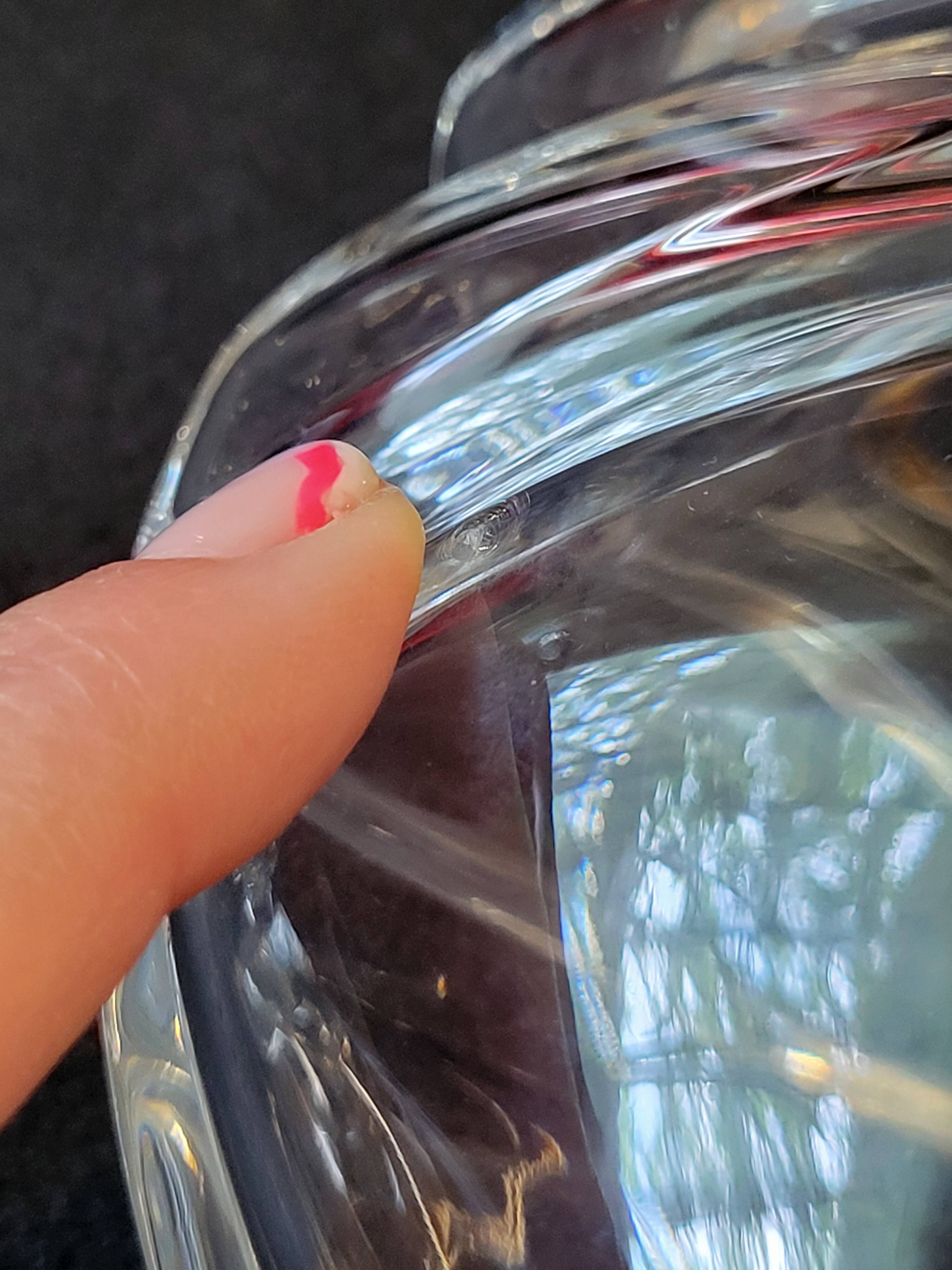 Baccarat Crystal Carafe For Cognac J&F Martell 75 Cl