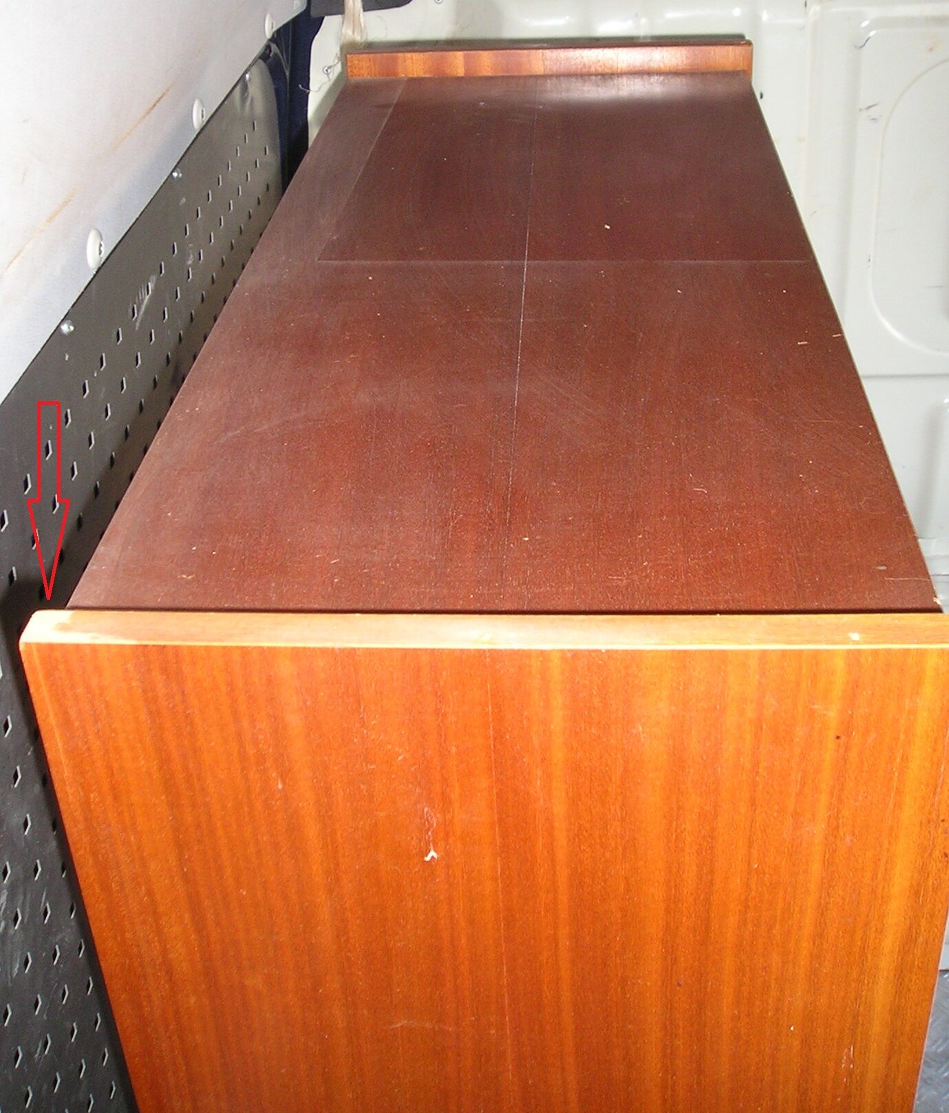 Vintage display cabinet from the 60s/70s