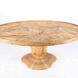 Rattan coffee table