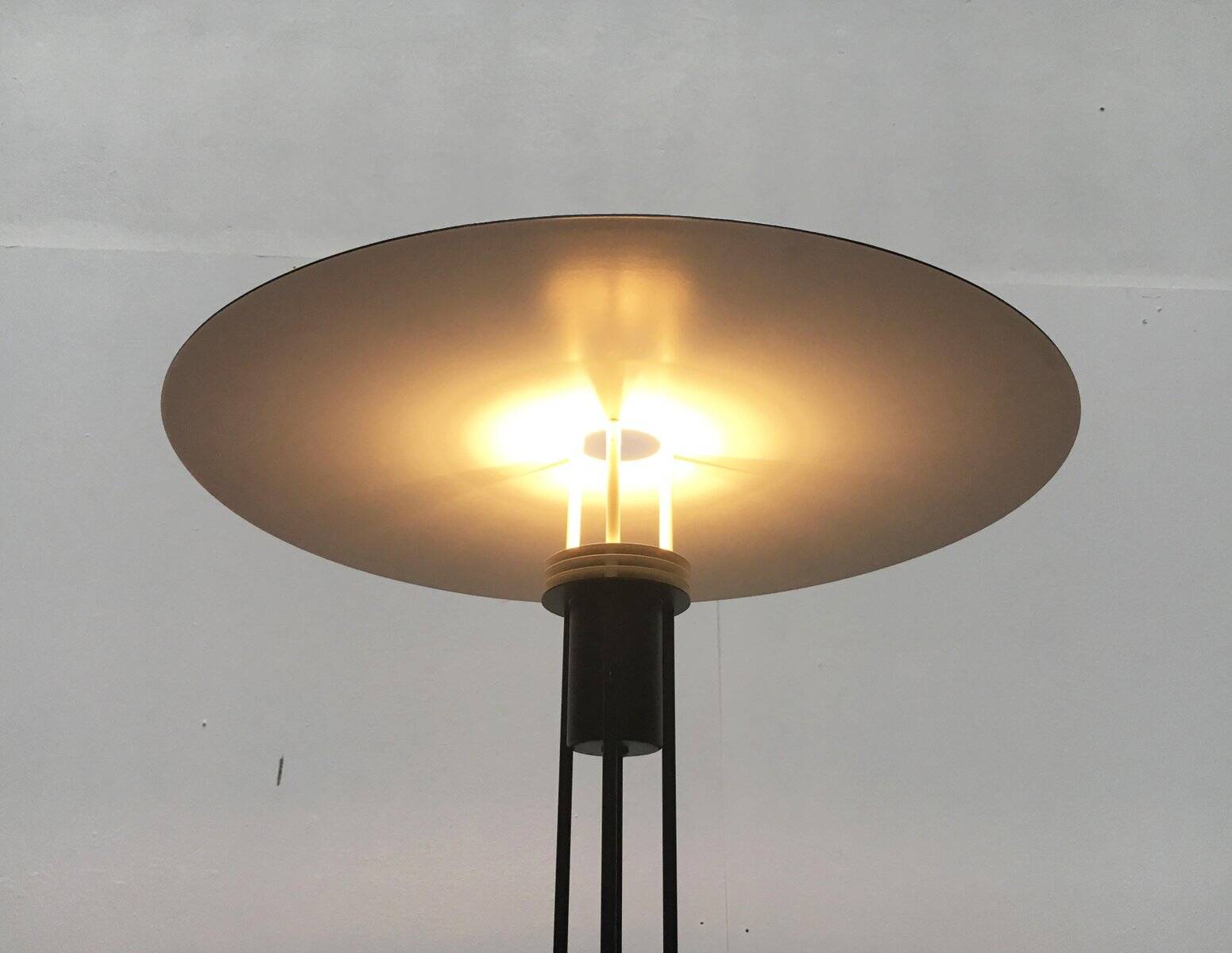 Lampe de table métallique danoise vintage de Frandsen