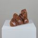 Handcrafted vintage organic-shaped marble sculpture