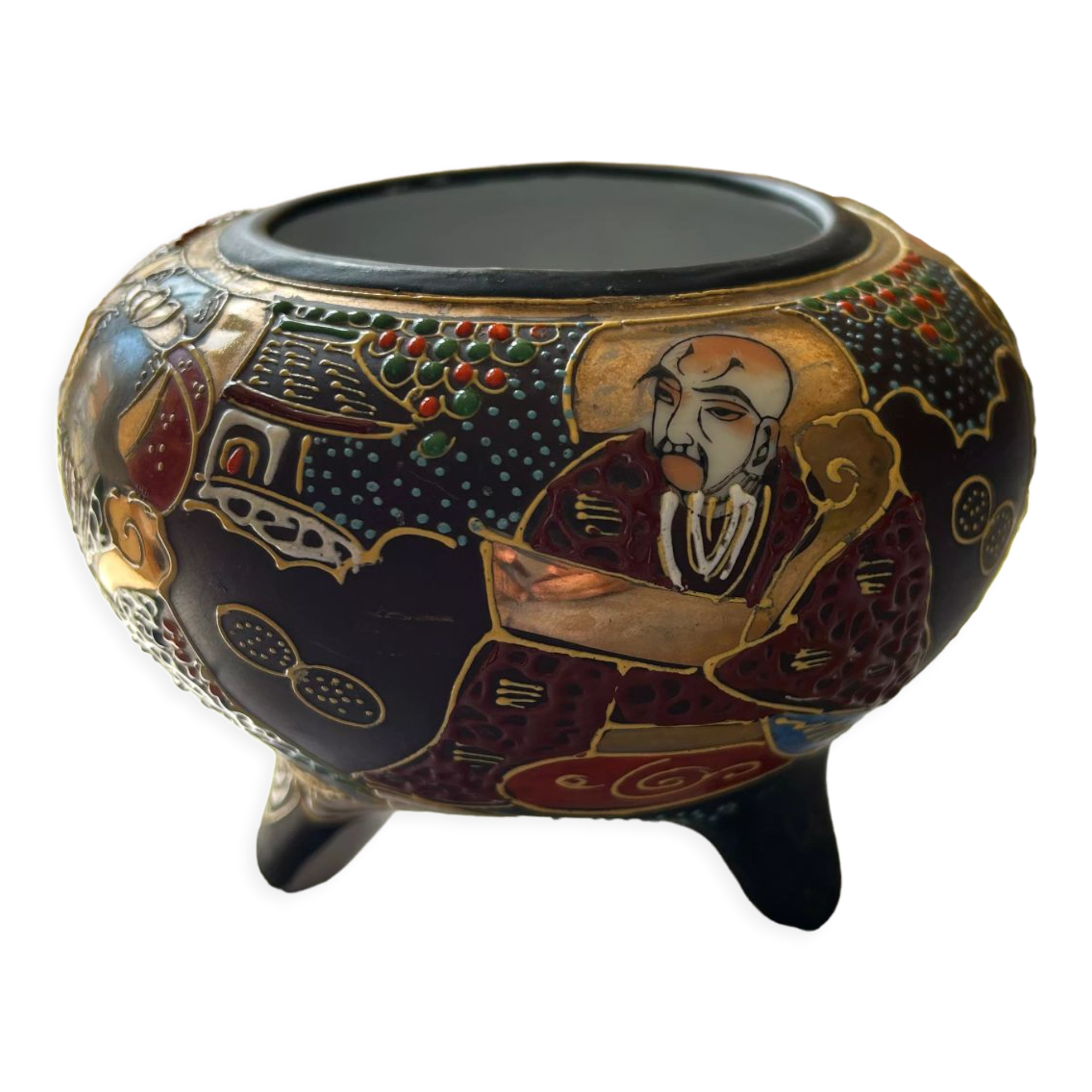 Empty pocket, burns Japanese incense Satsuma