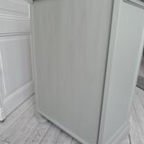 Louis Philippe style chest of drawers, 4 drawers in verdigris