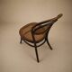 Bentwood and cane nursing chair by J&J Kohn, 1910