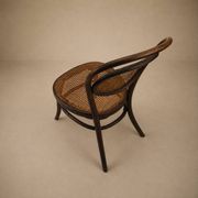 Bentwood and cane nursing chair by J&J Kohn, 1910
