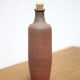 Bouteille en terre cuite vintage, bouteille décorative, poterie