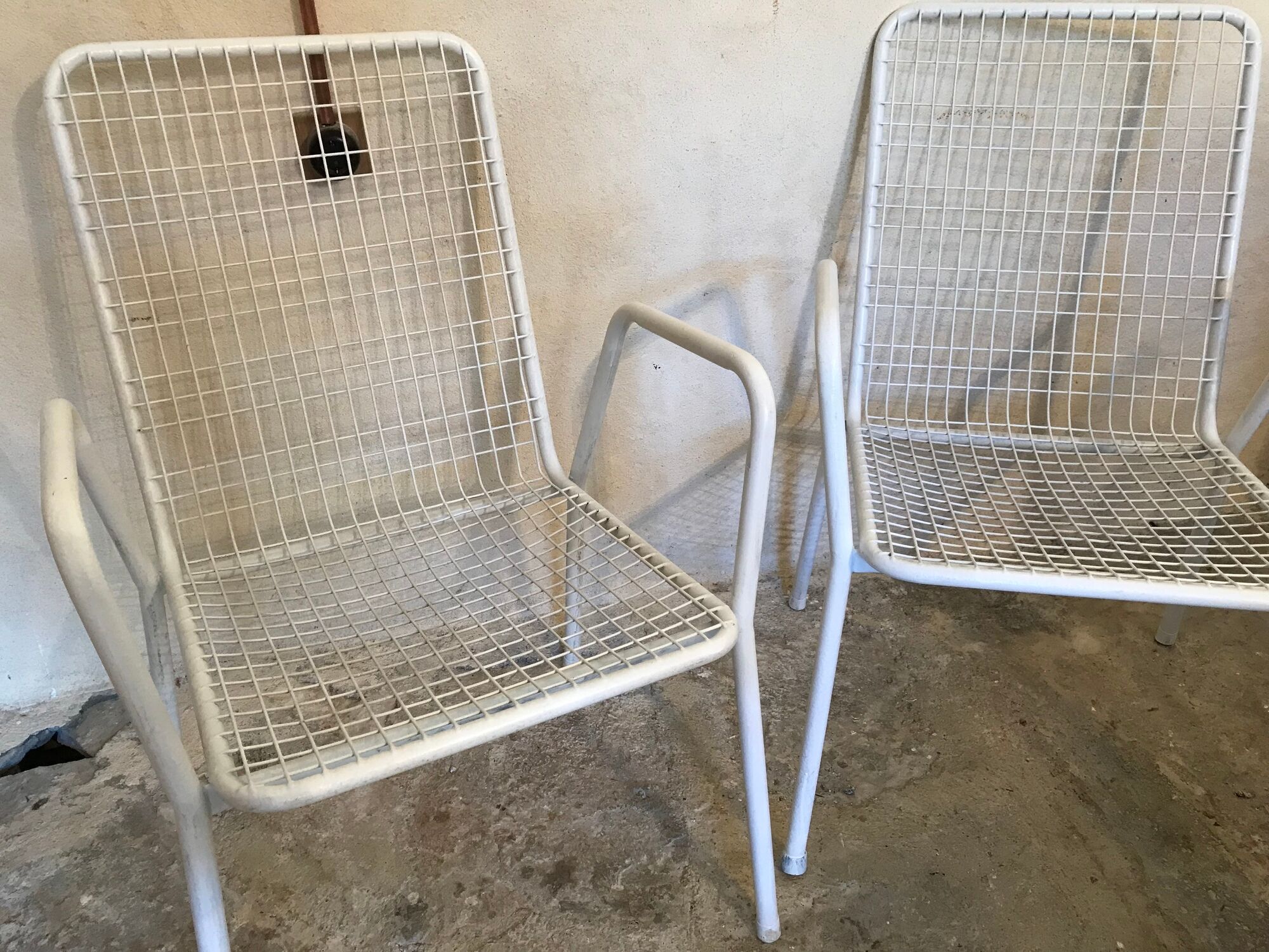 Pair of vintage armchair EMU RIO 1960-1980's